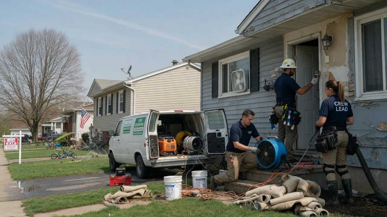 Flood Cleanup in Coopers Plains, NY near me