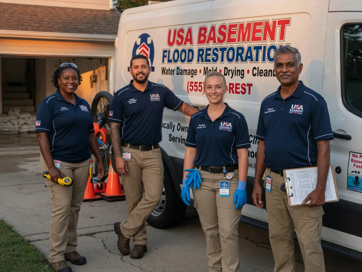 Basement Flood Cleanup company in Coopers Plains, NY
